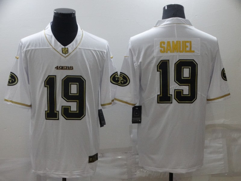 Men's San Francisco 49ers Deebo Samuel #19 White Player Jerseys