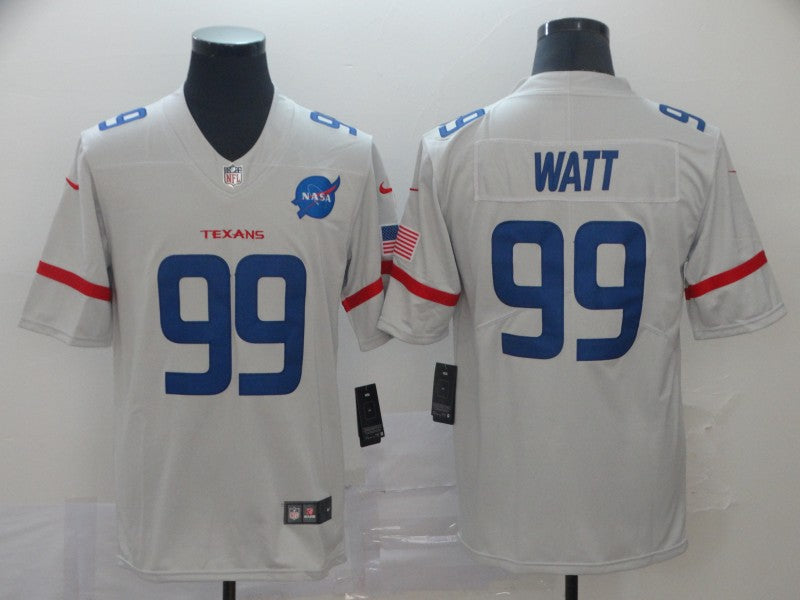 Men's Houston Texans J.J. Watt #99 White City Edition Game Jerseys