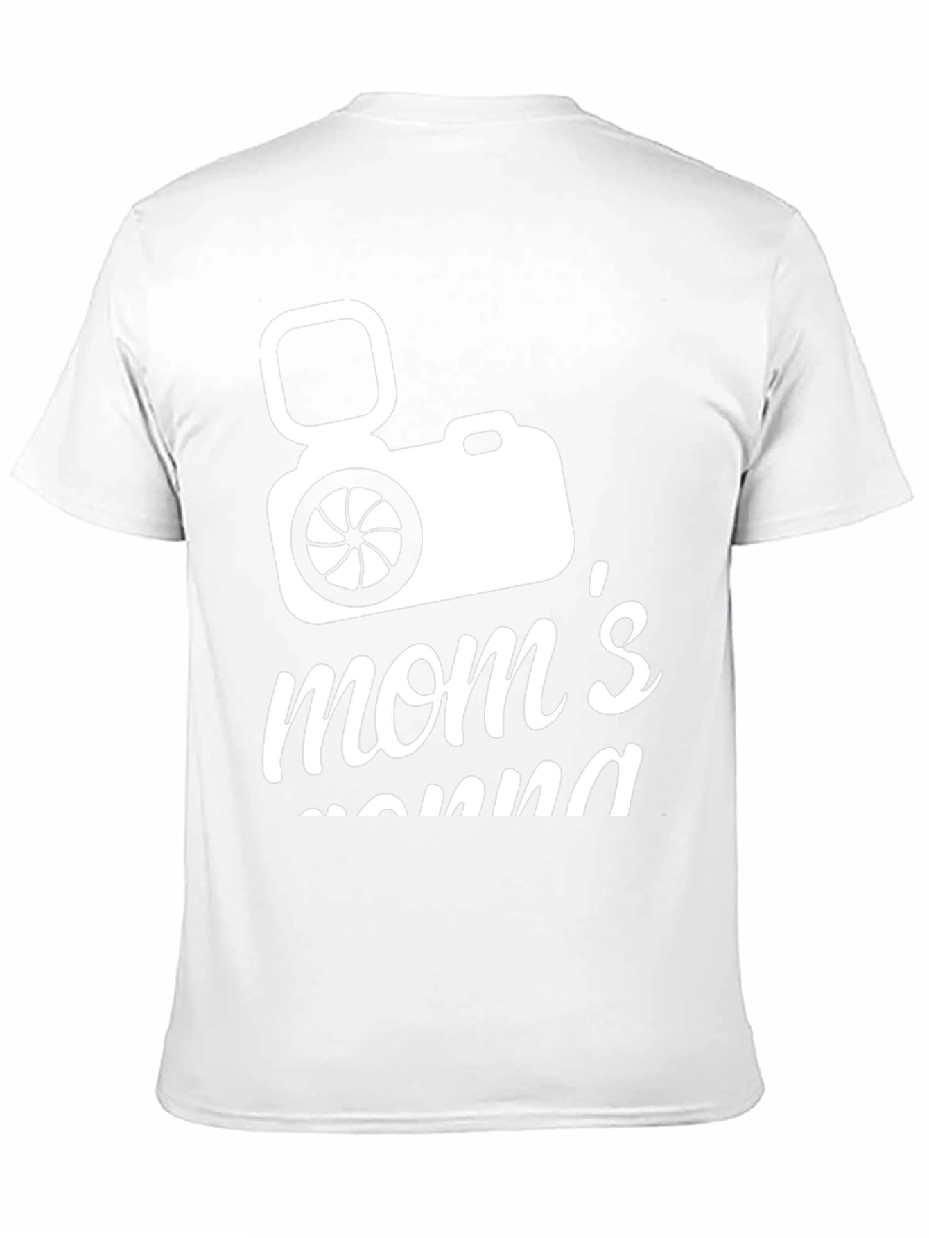 Moms Camera Black T-Shirt