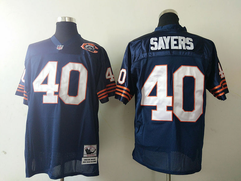 Men's Chicago Bears Gale Sayers Mitchell & Ness Navy Legacy Replica Player Jerseys