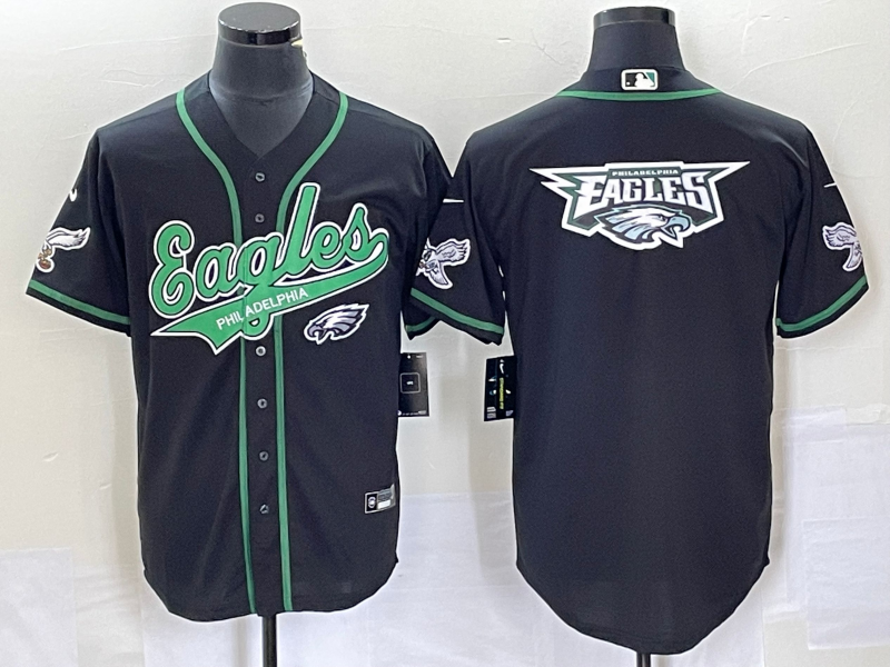 Men's Philadelphia Eagles Black Game Jerseys