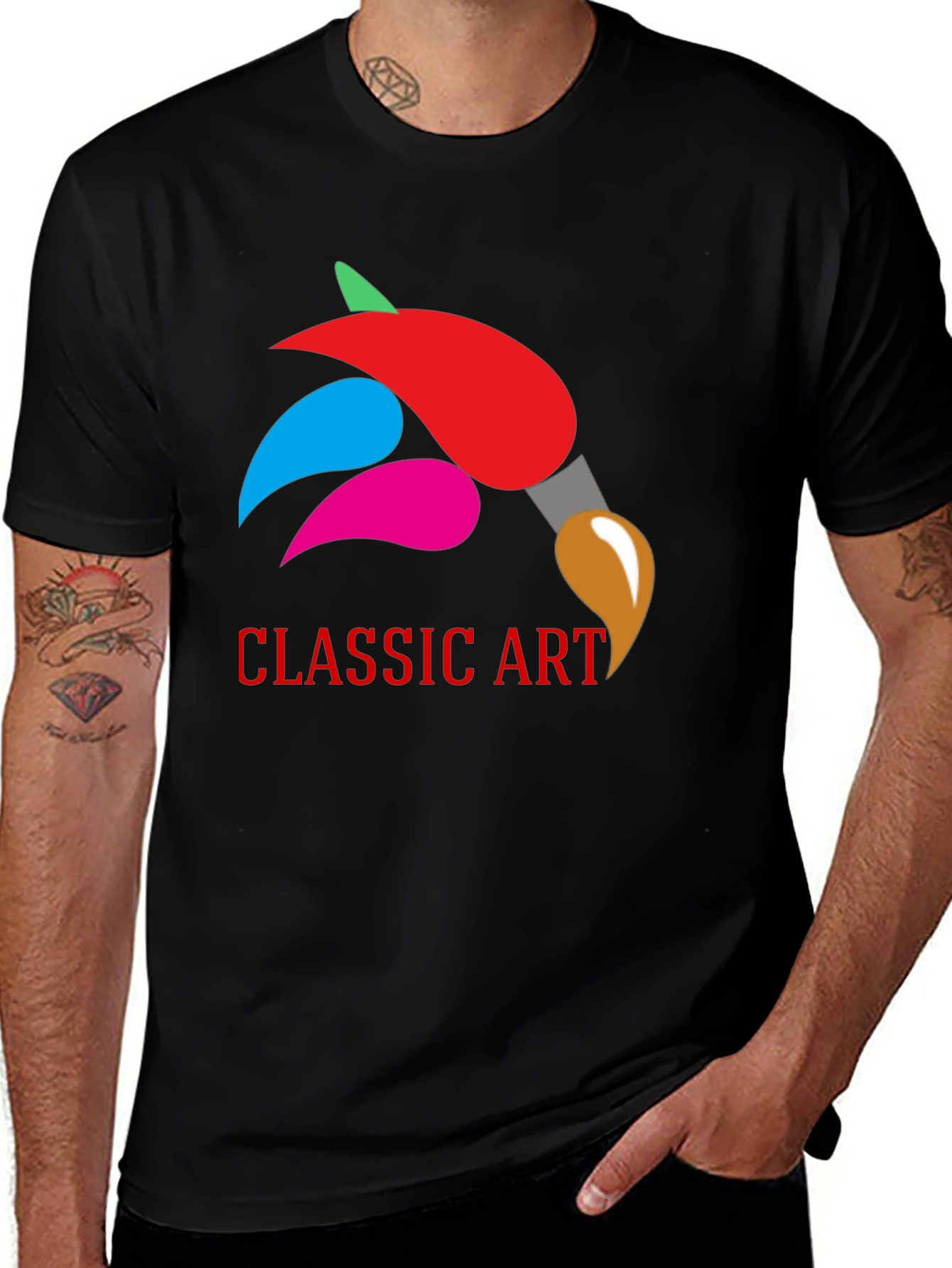 Classic Art Brush T-Shirt