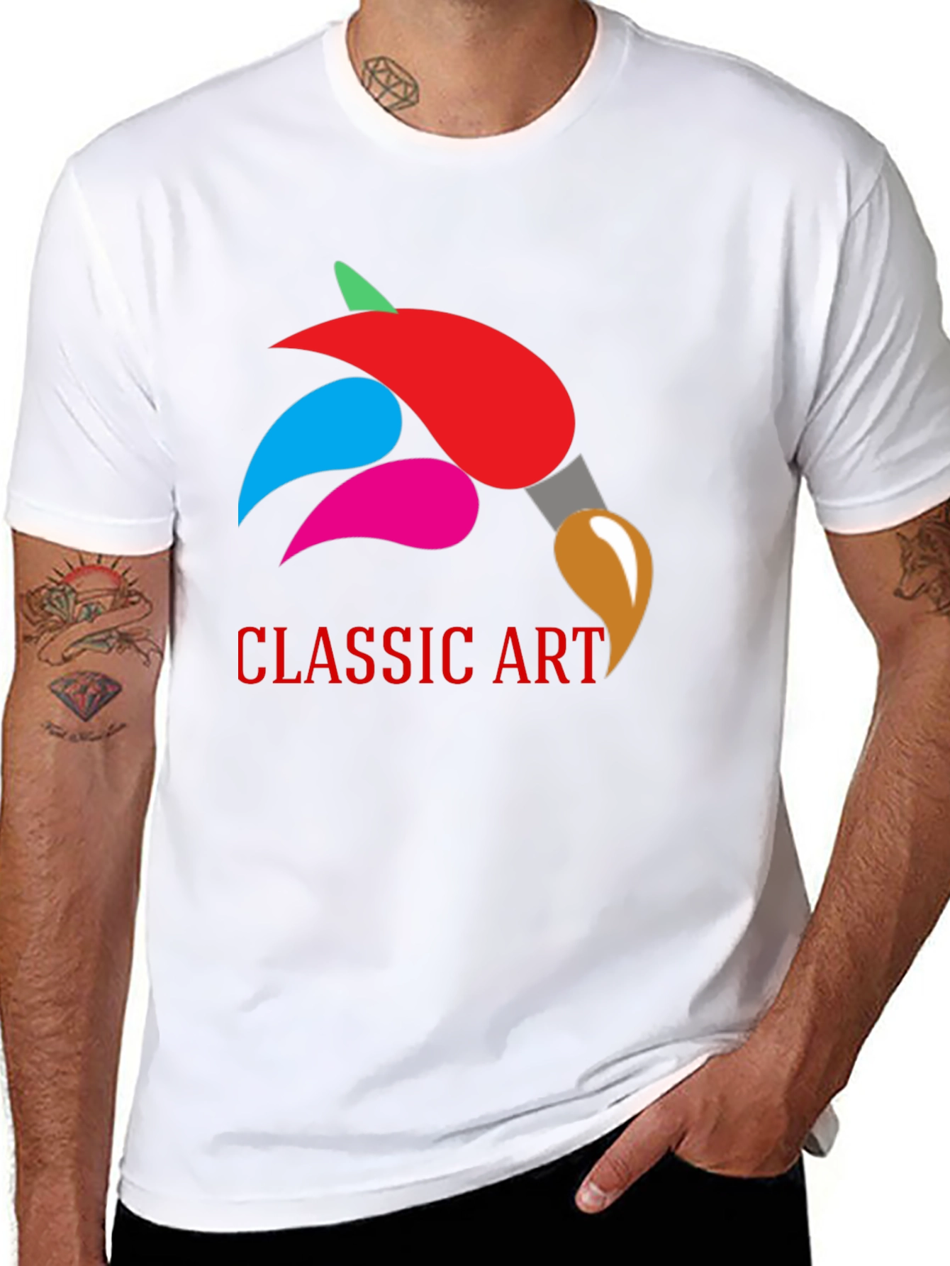 Classic Art Brush T-Shirt