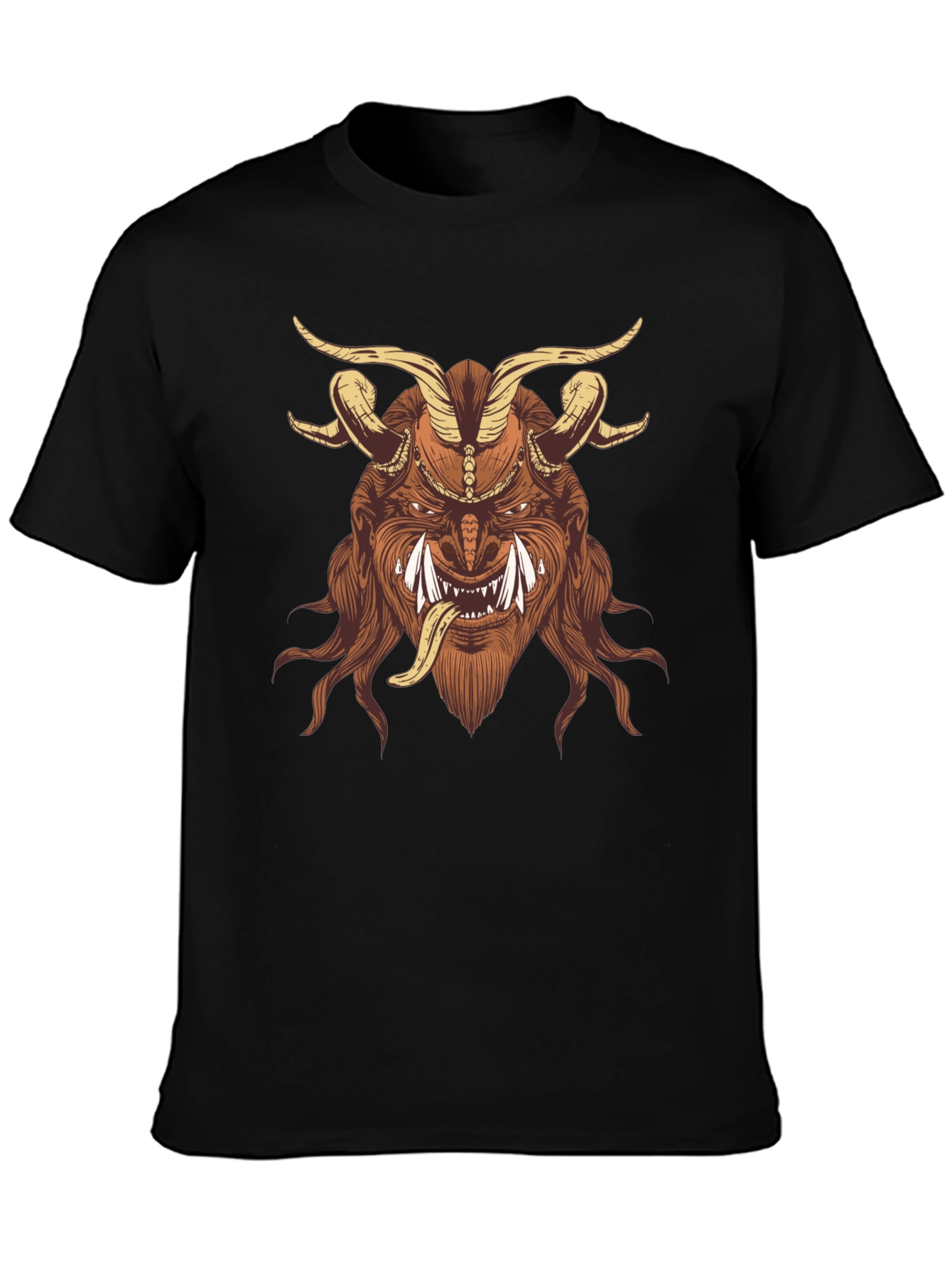 Krampus Graphic Tee - Dark Humor Shirt