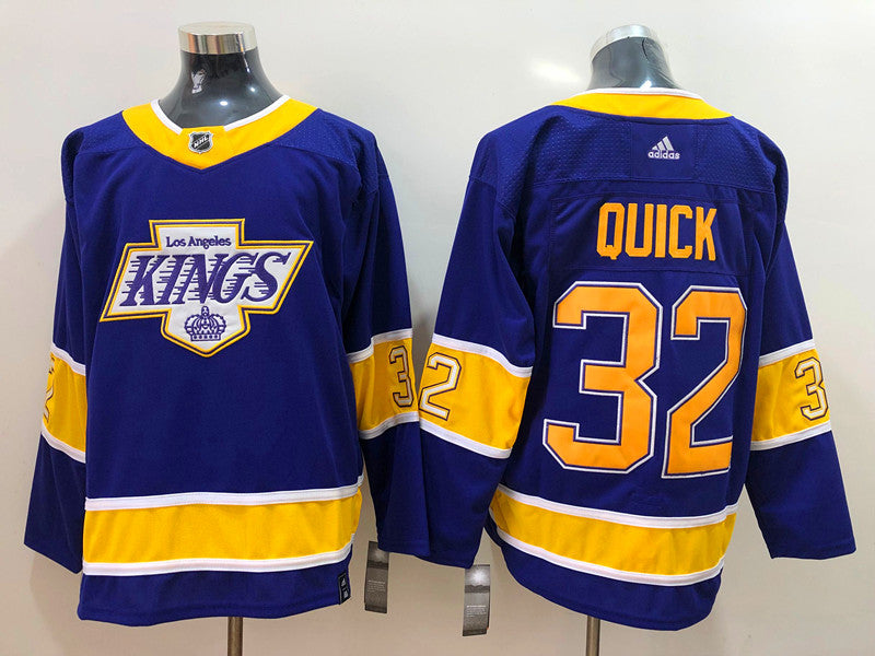 Men's Los Angeles Kings Jonathan Quick #32 Purple Breakaway Jerseys