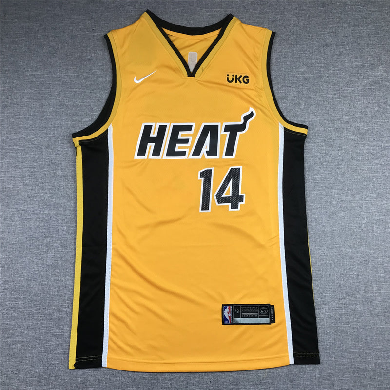 Men's Miami Heat Tyler Herro #14 Gold 2020/21 Swingman Player Jerseys