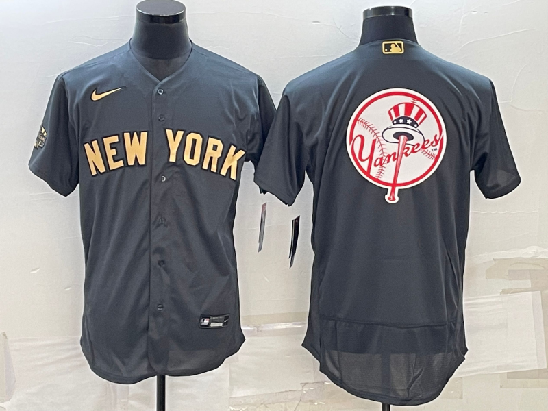 Men's New York Yankees Dark Gray Replica Team Jerseys