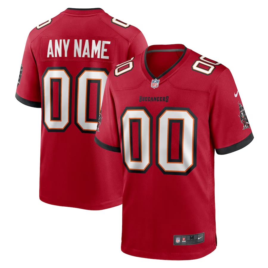 Custom Tampa Bay Buccaneers Red Game Jerseys