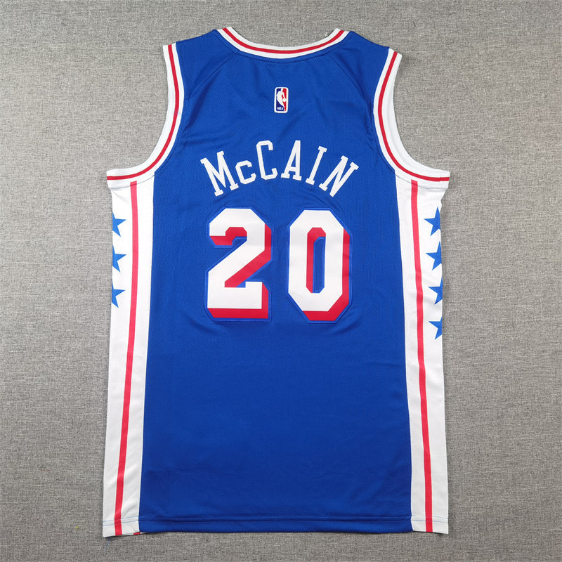Men's Philadelphia 76ers Jared McCain #20 Royal Swingman Jerseys - Icon Edition