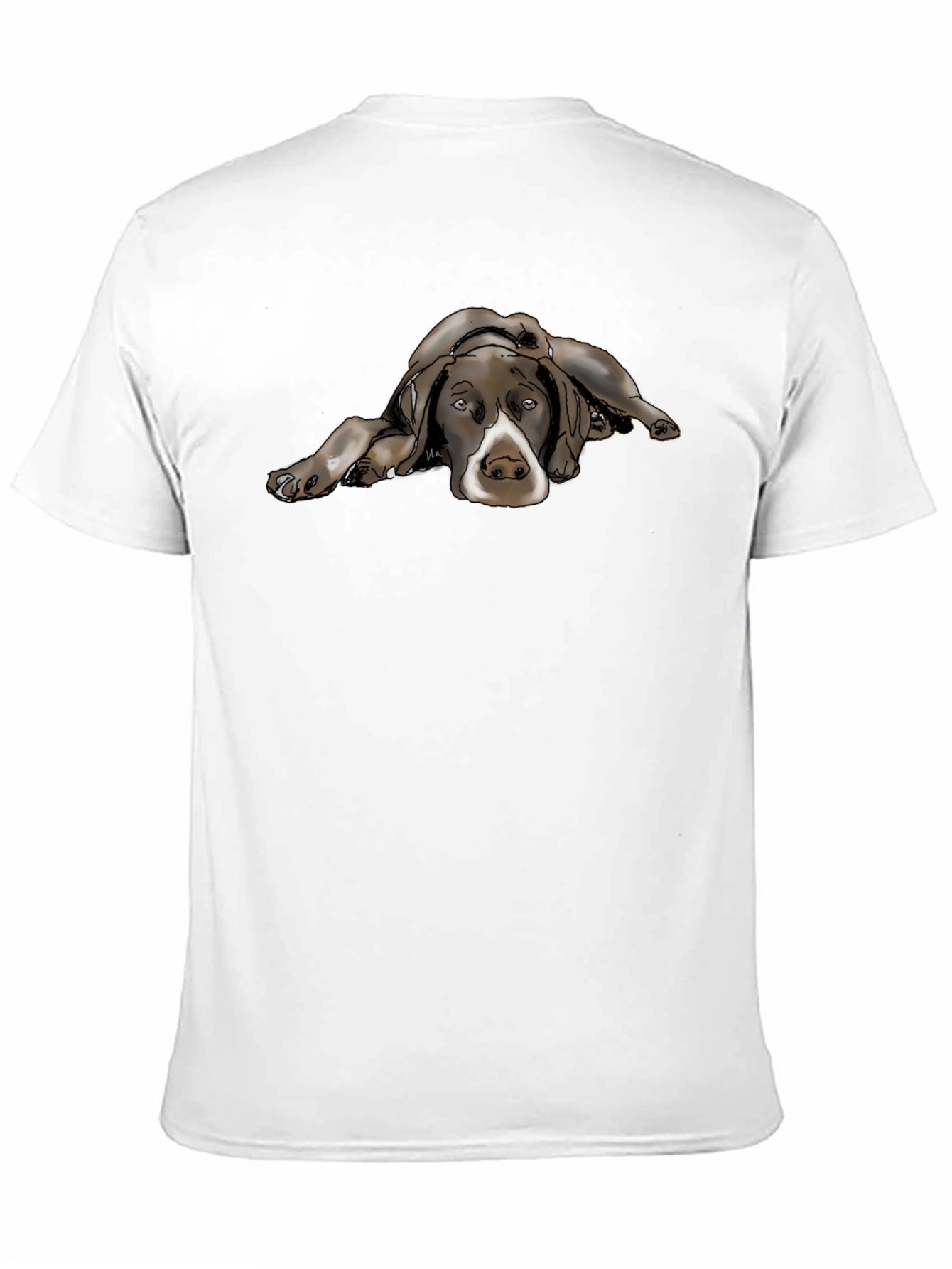 Cool Dog Graphic Black T-Shirt