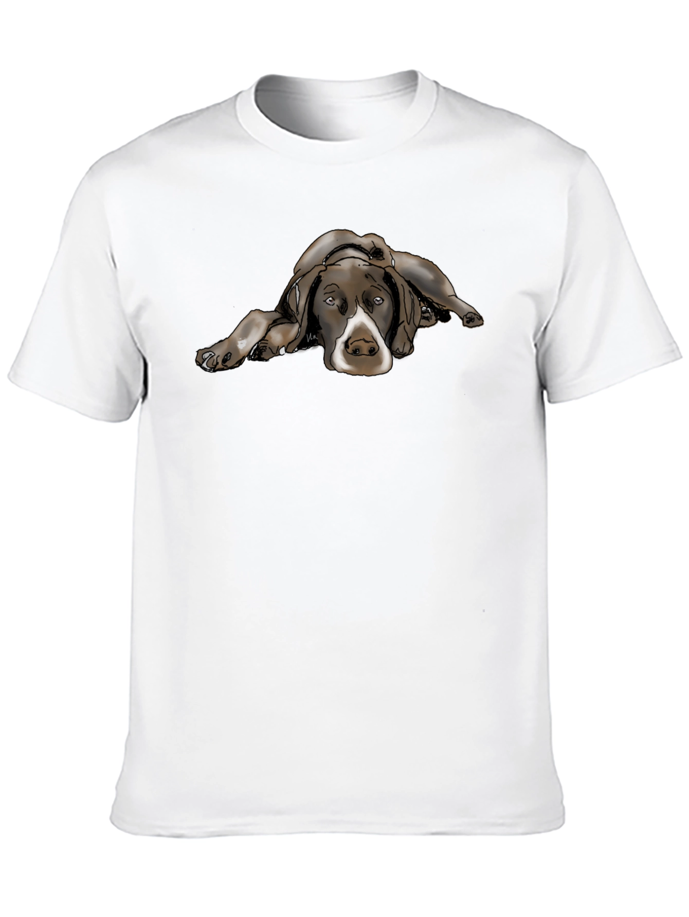 Cool Dog Graphic Black T-Shirt