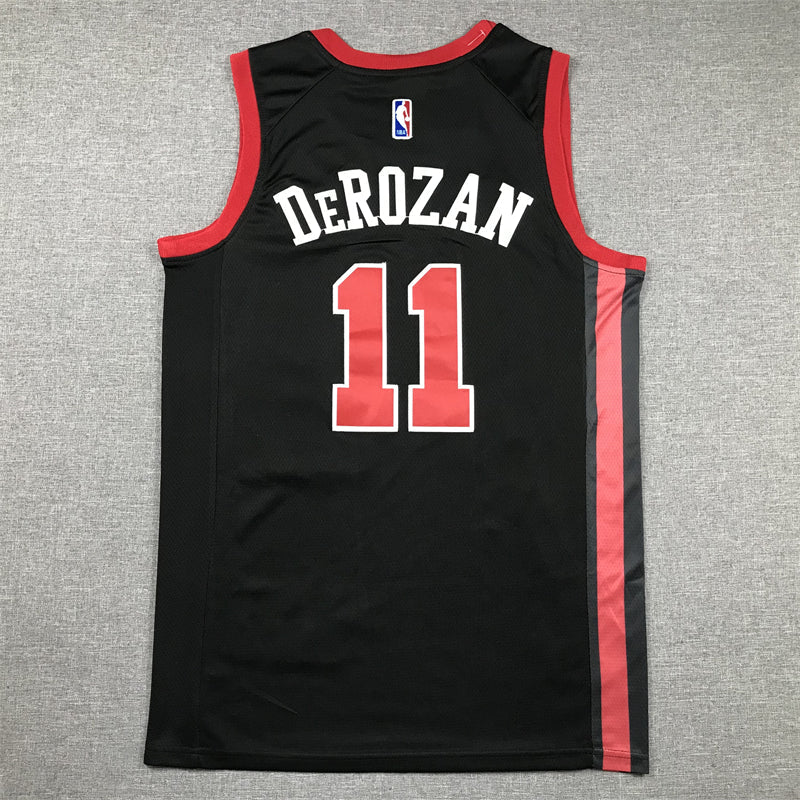 Men's Chicago Bulls DeMar DeRozan #11 Black 2023/24 Swingman Jerseys - City Edition