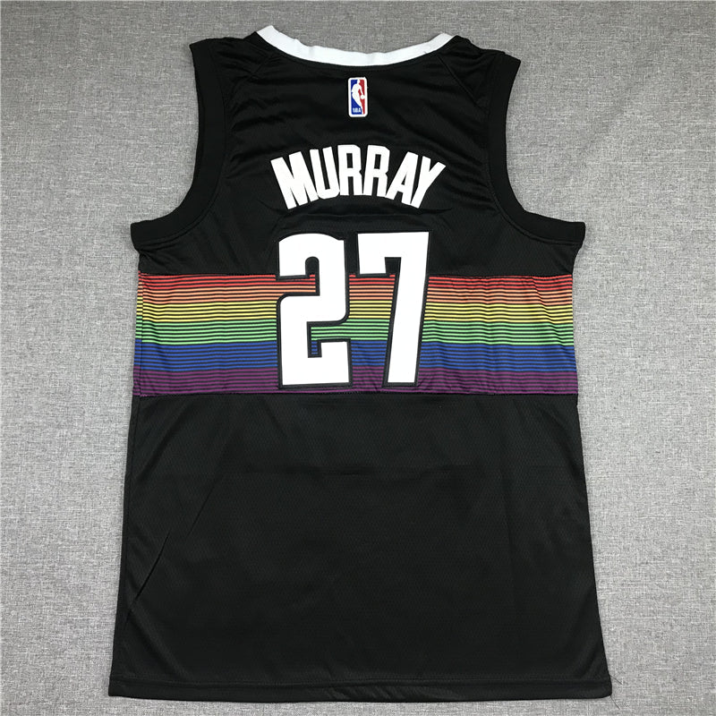 Men's Denver Nuggets Jamal Murray #27 NBA Black Player Jerseys