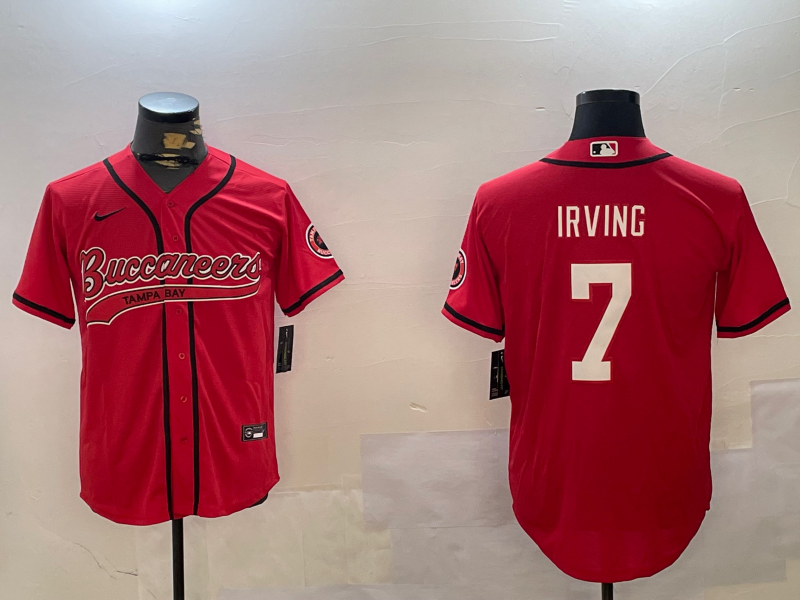 Men's Tampa Bay Buccaneers Bucky Irving #7 Red Game Jerseys