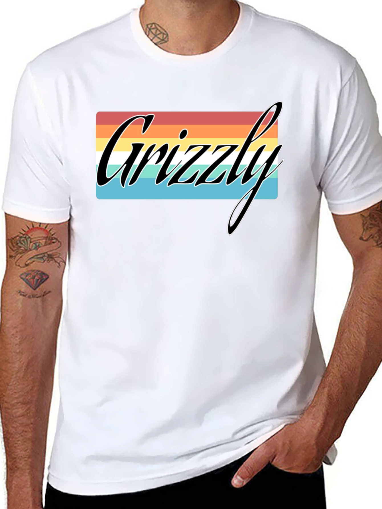 Retro Grizzly Bear T-Shirt