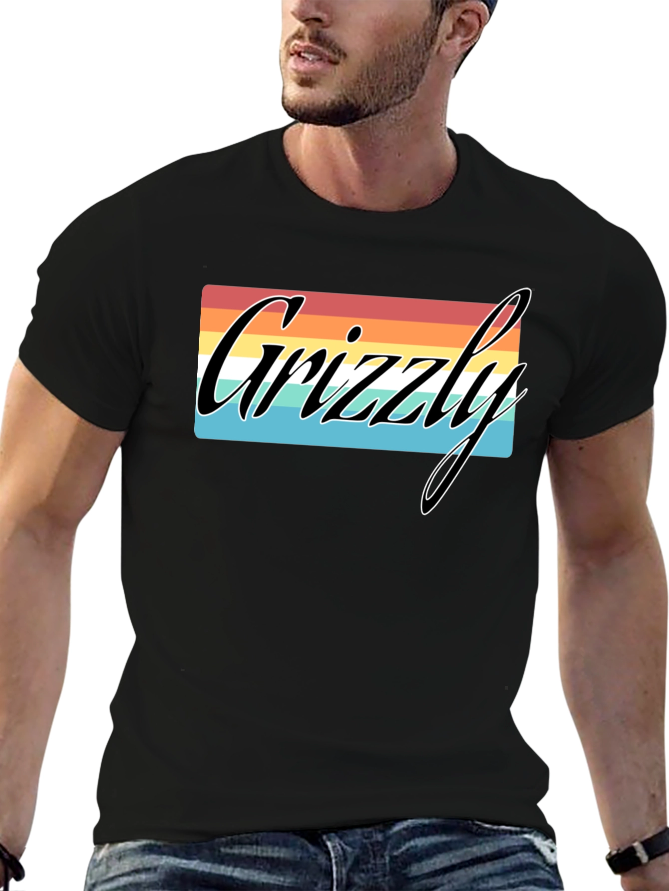 Retro Grizzly Bear T-Shirt