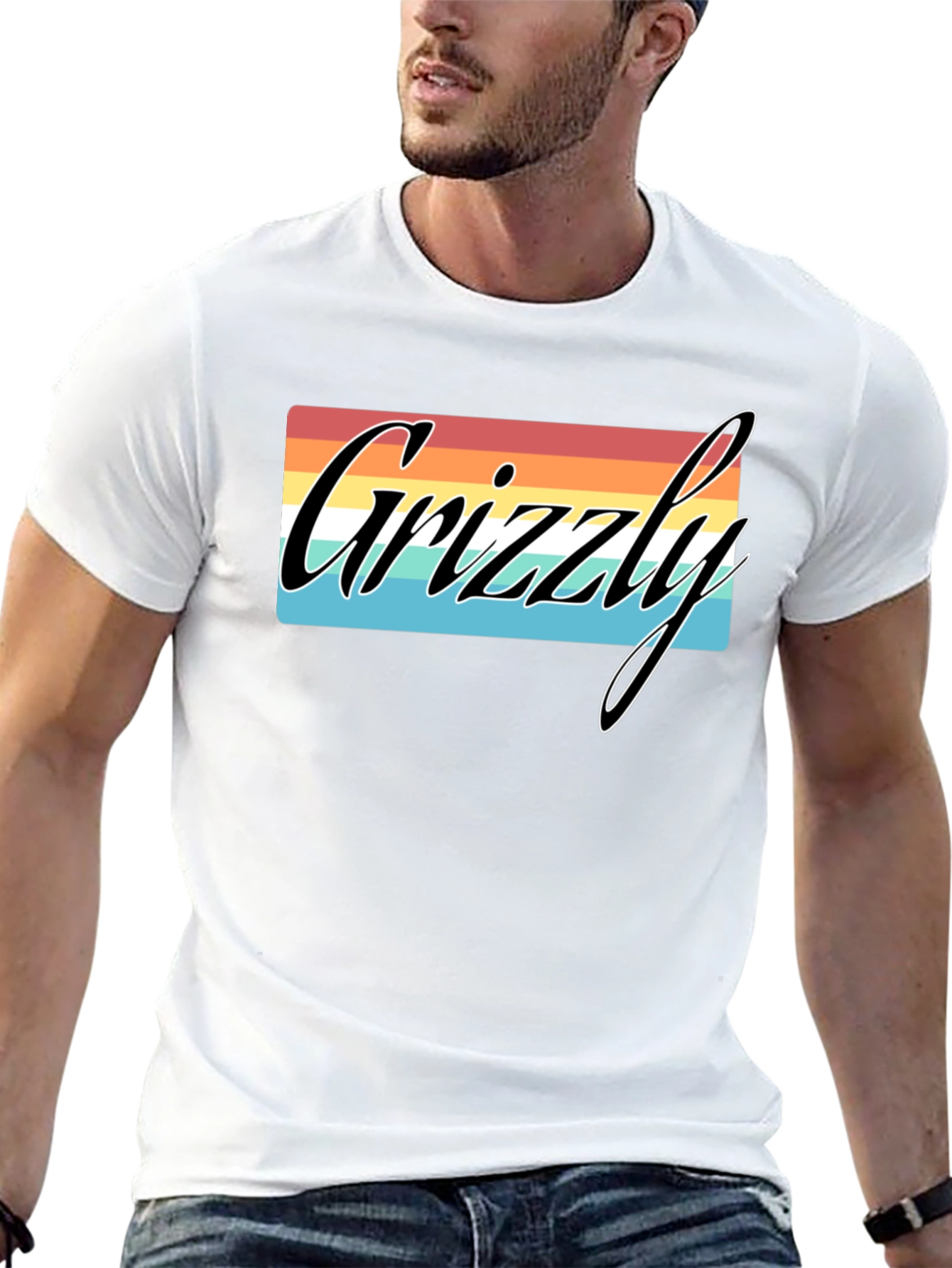 Retro Grizzly Bear T-Shirt