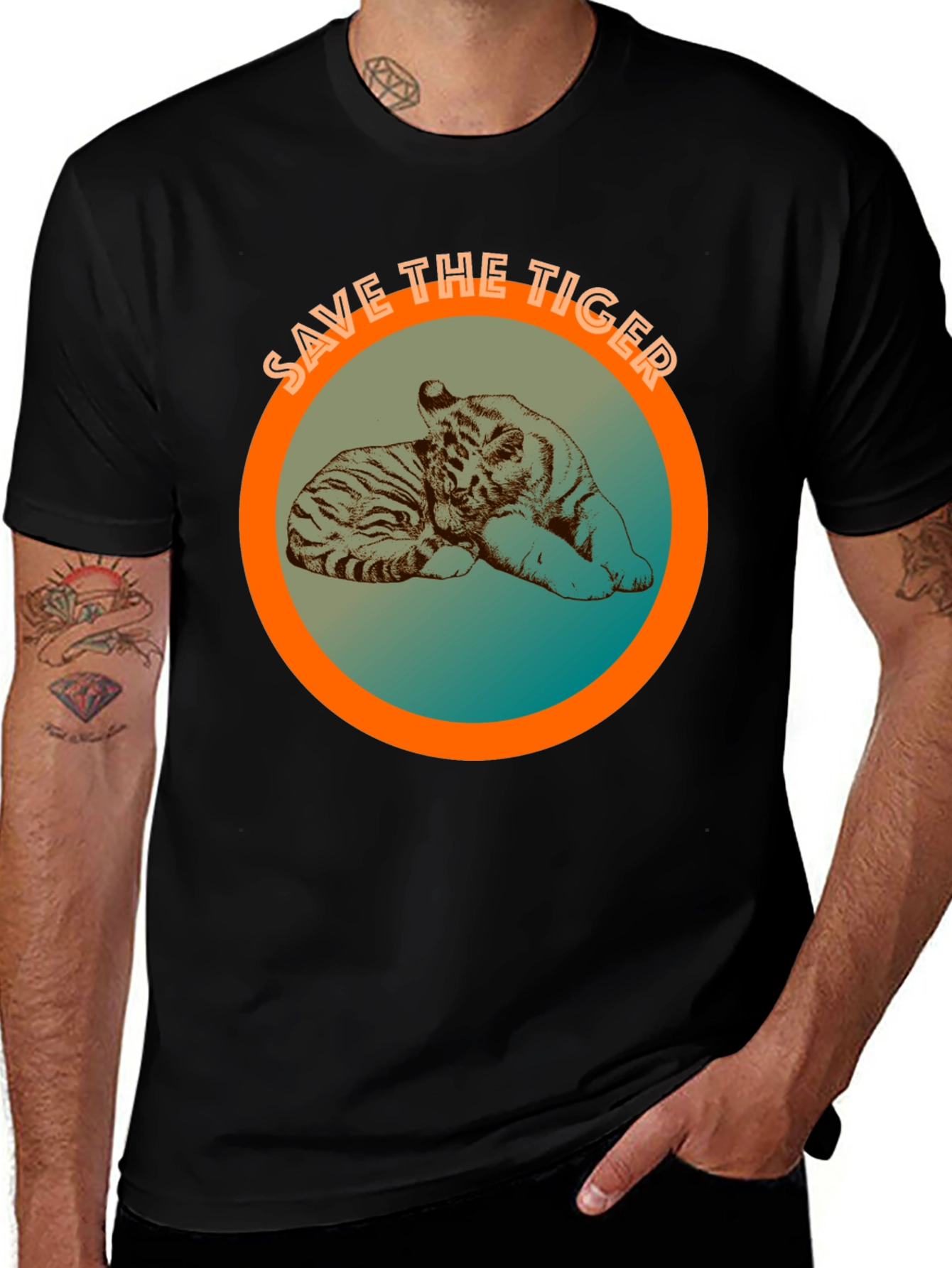 Save the Tiger Graphic Tee