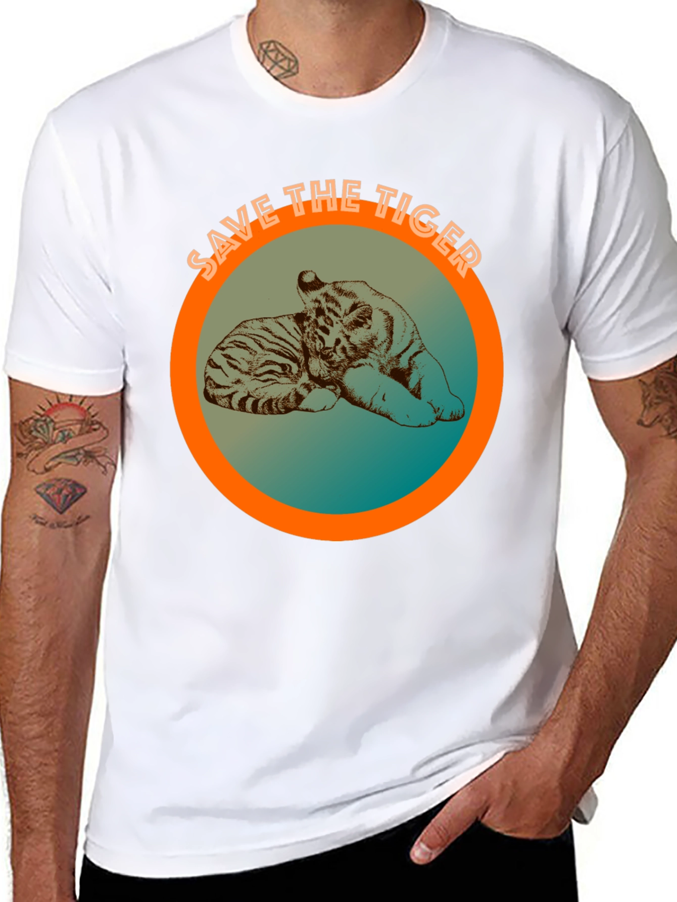 Save the Tiger Graphic Tee