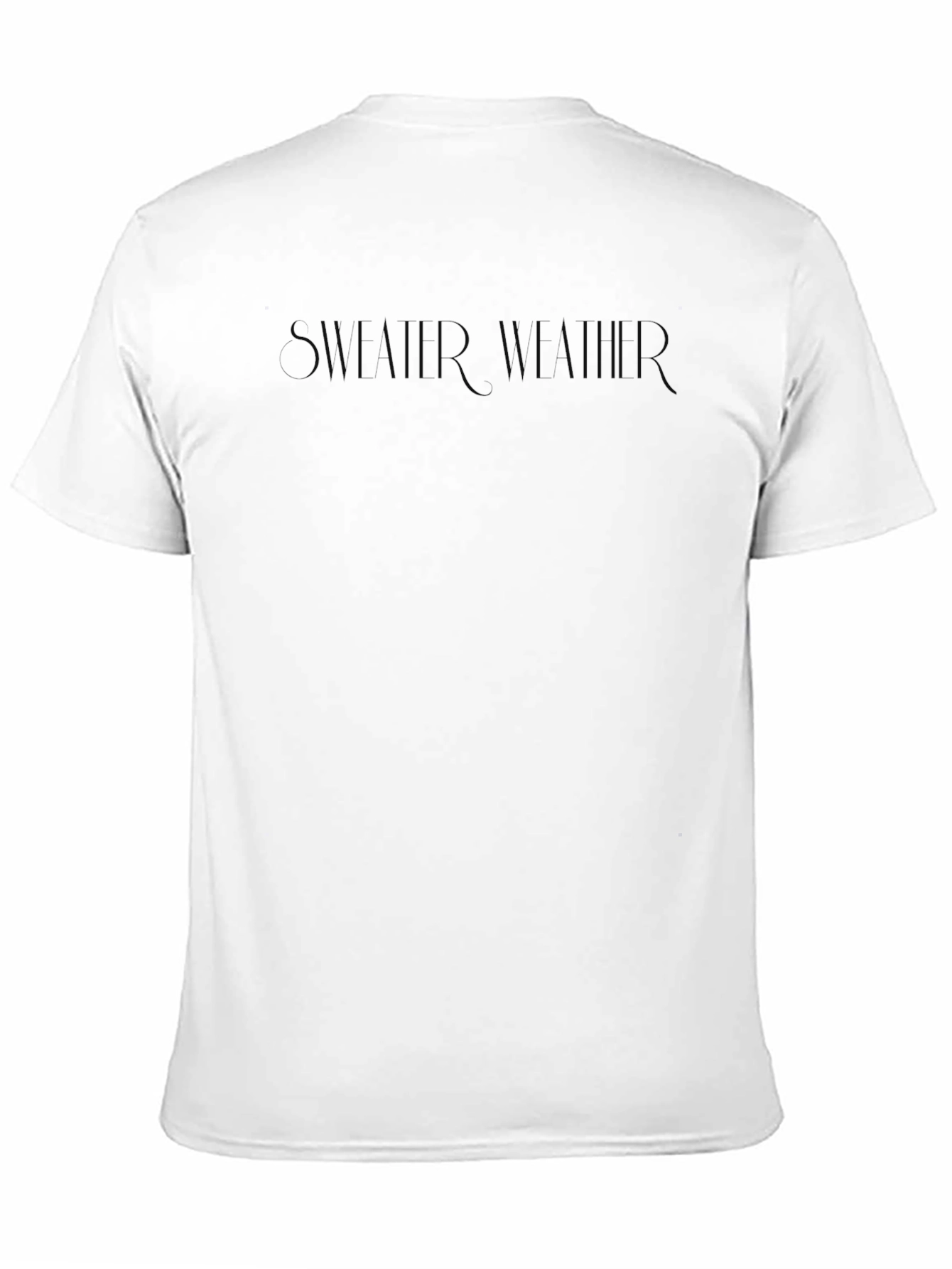 Black Sweater Weather Graphic T-Shirt