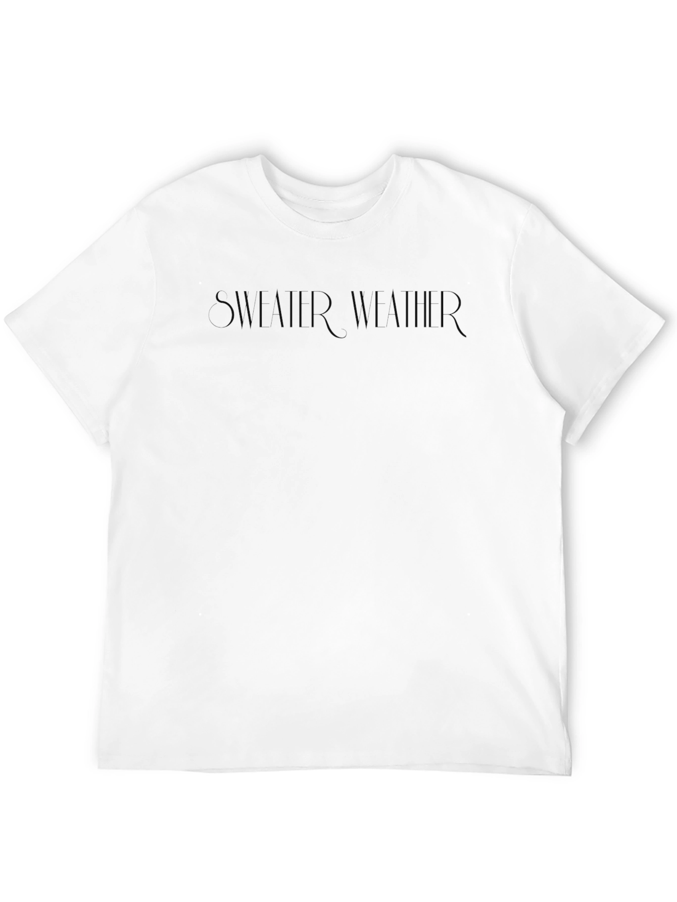 Black Sweater Weather Graphic T-Shirt