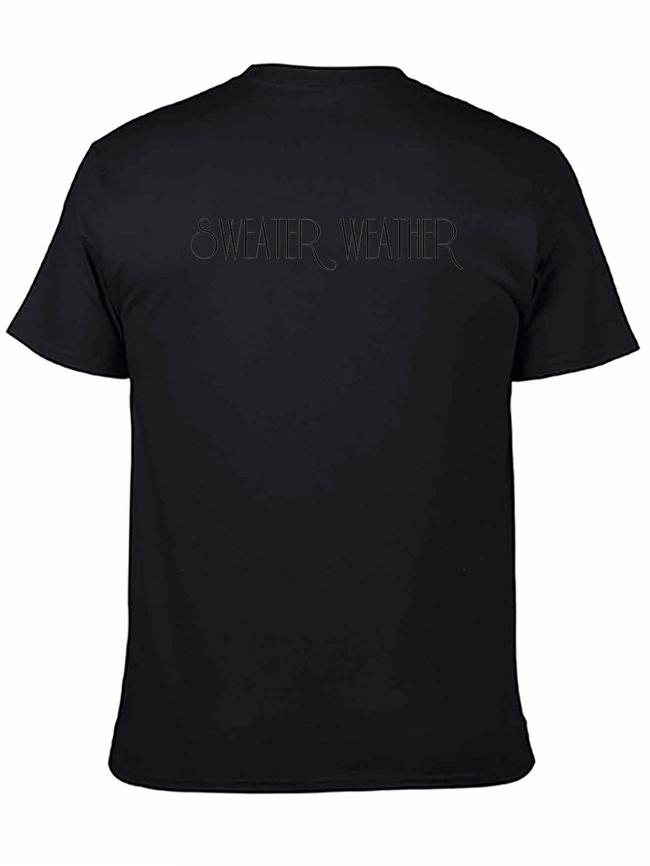 Black Sweater Weather Graphic T-Shirt