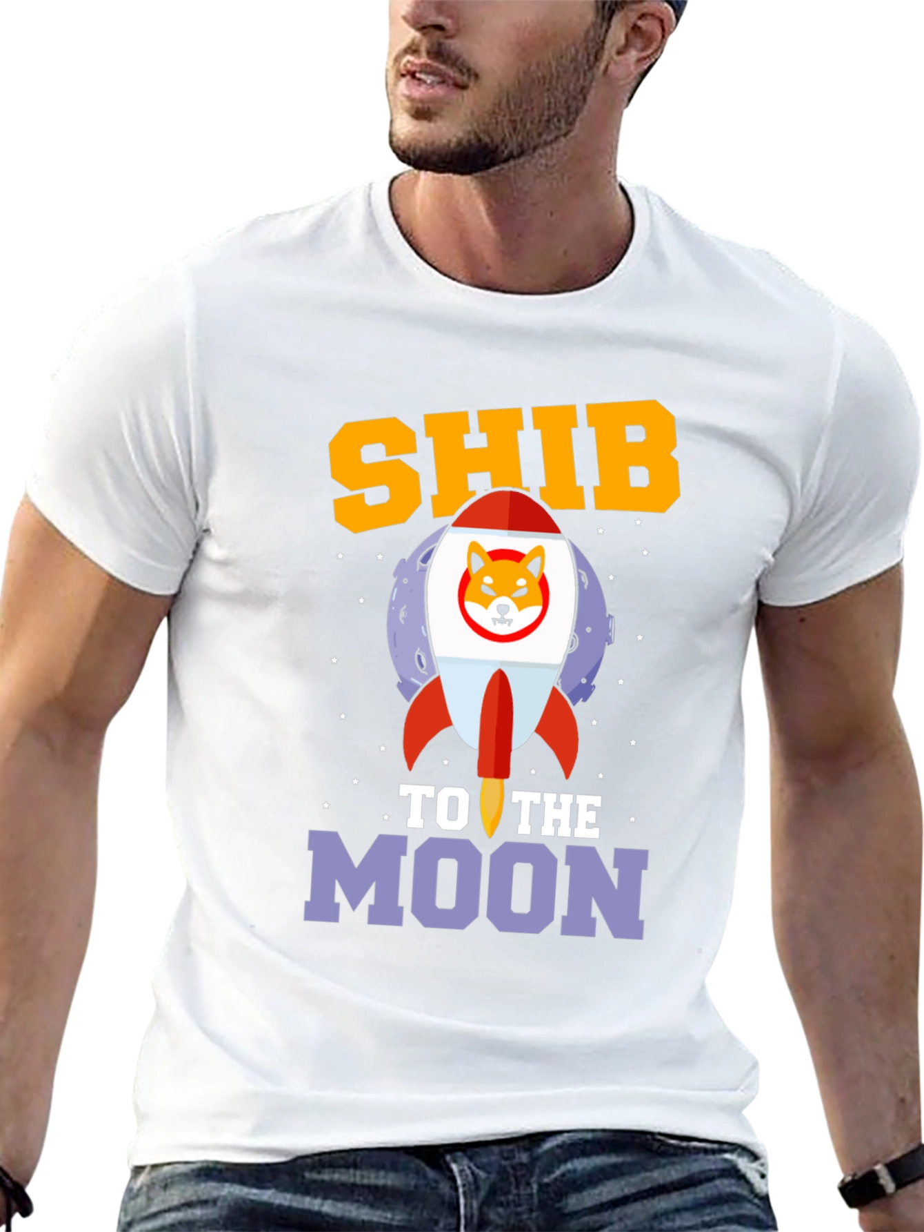 Shib To The Moon Graphic Tee