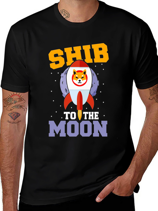 Shib To The Moon Graphic Tee