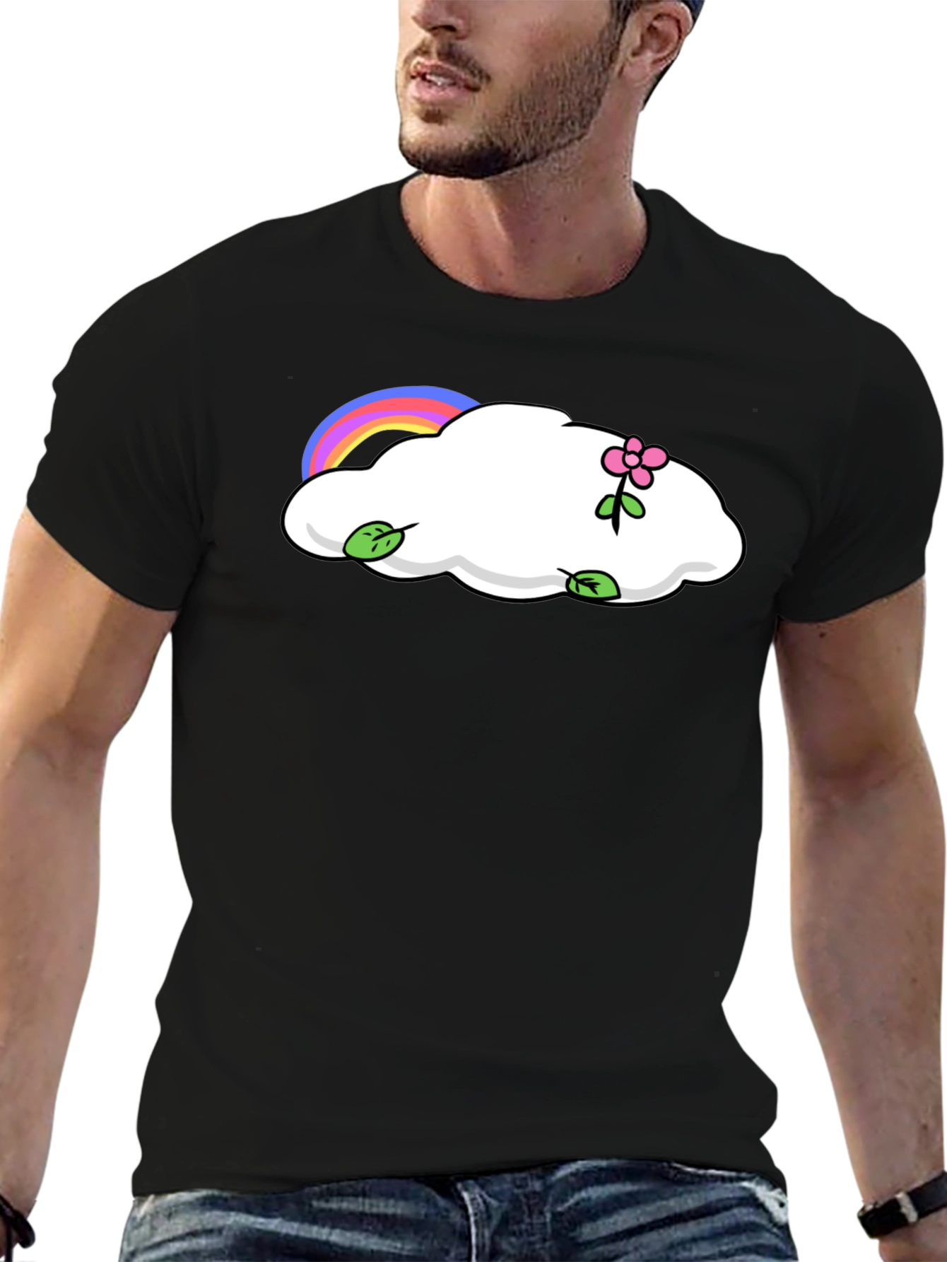Cloud & Rainbow Graphic Tee