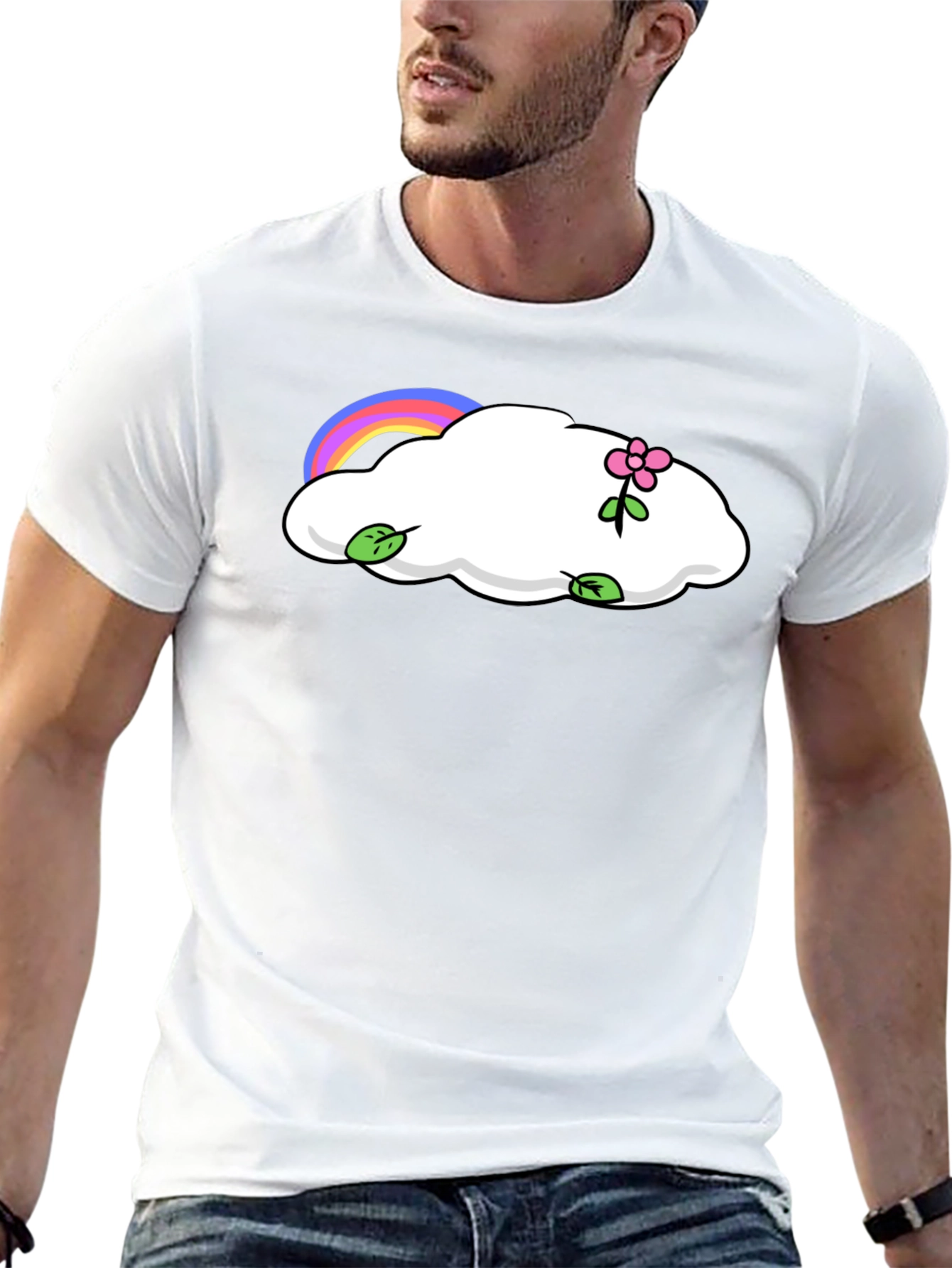 Cloud & Rainbow Graphic Tee
