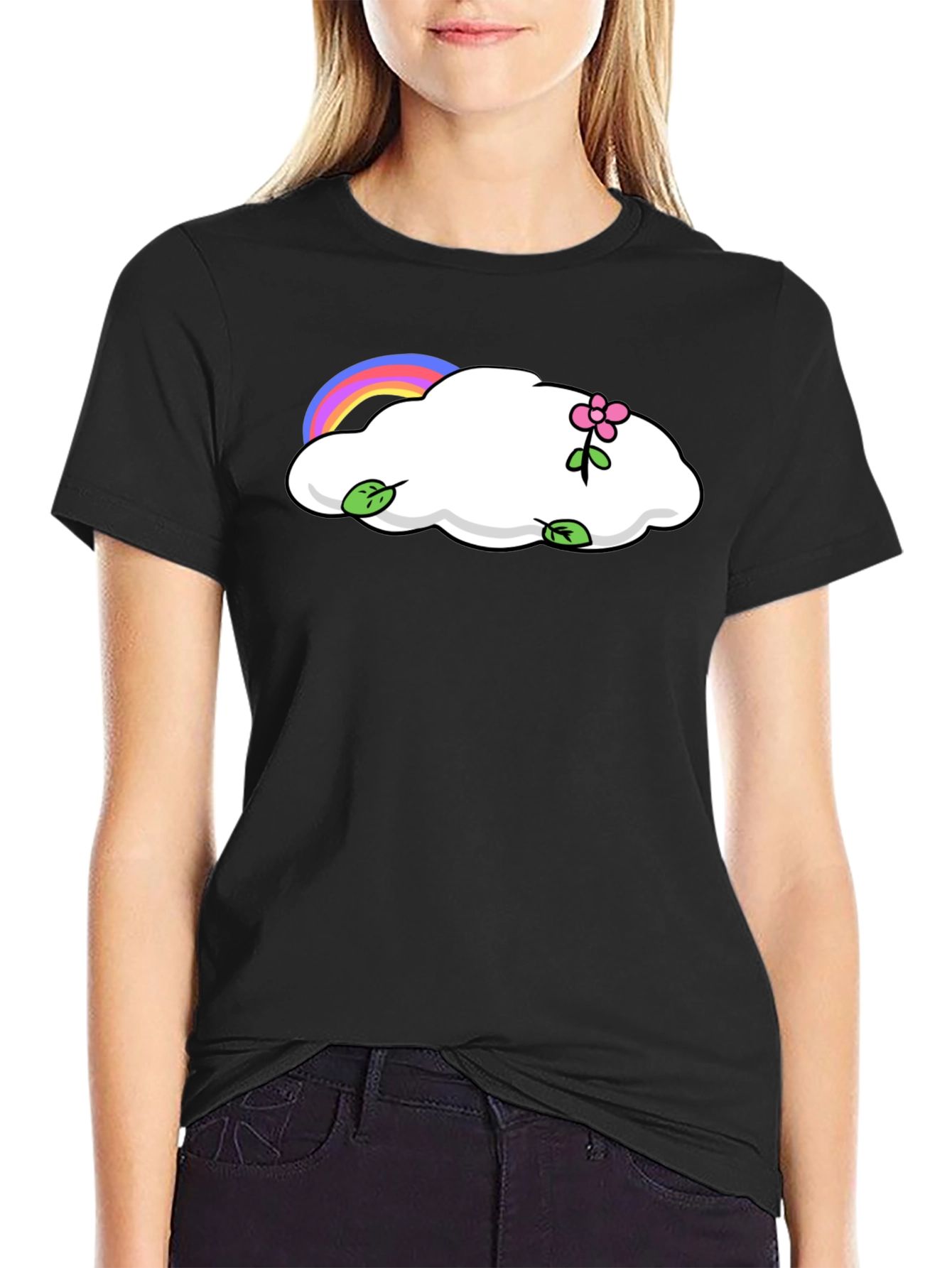 Cloud & Rainbow Graphic Tee