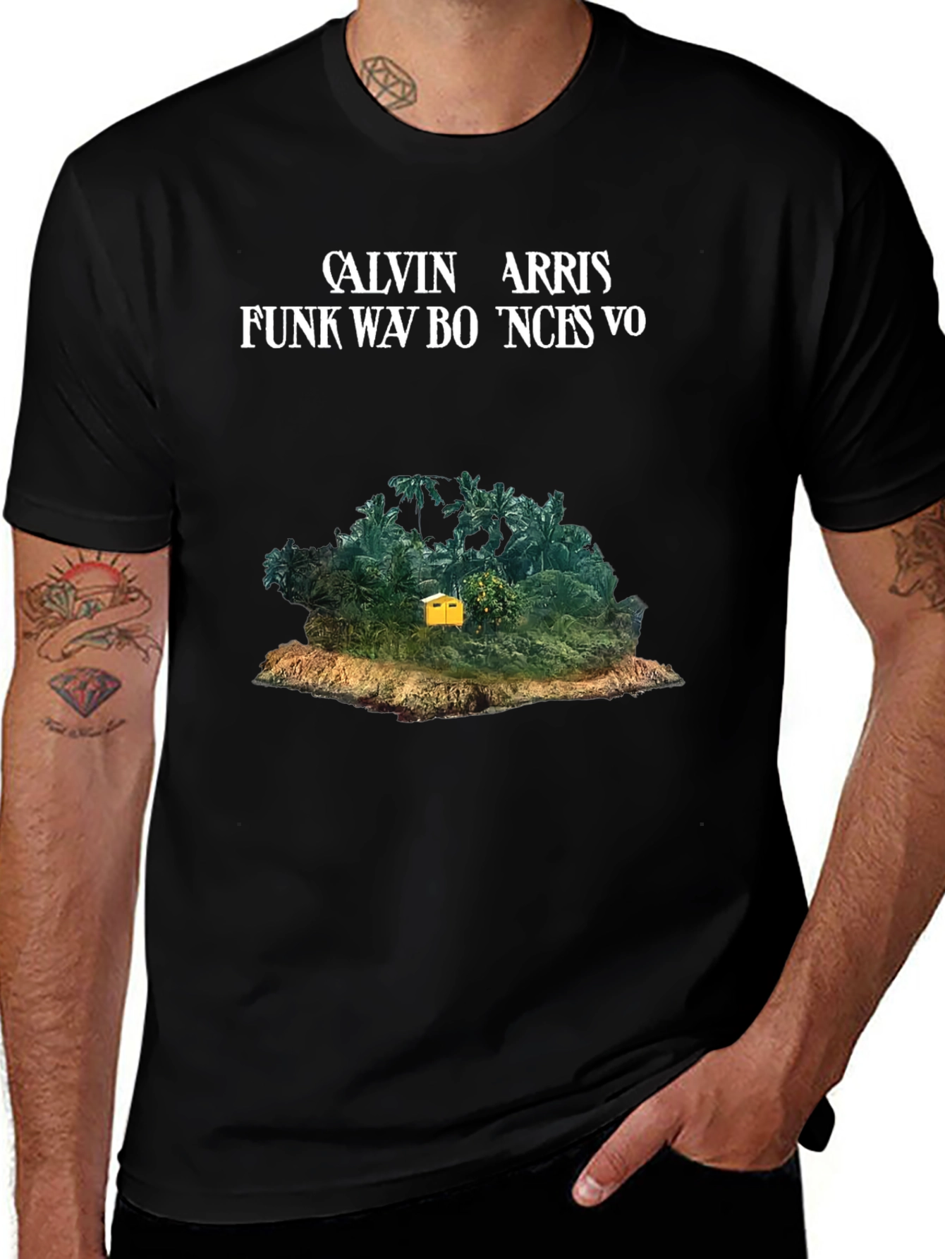 Calvin Arris Funk Wav Bounces T-Shirt