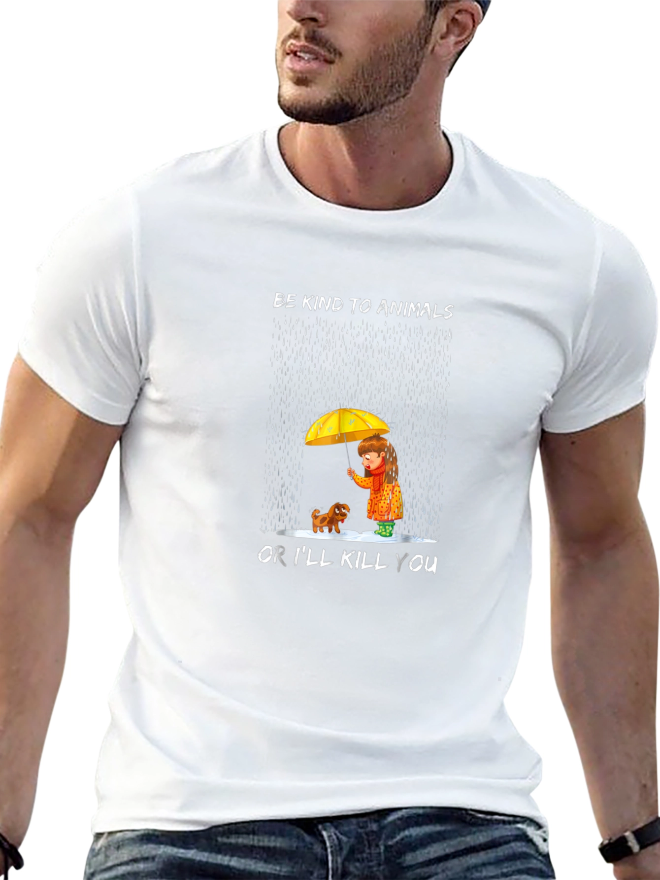 Be Kind to Animals Graphic T-Shirt