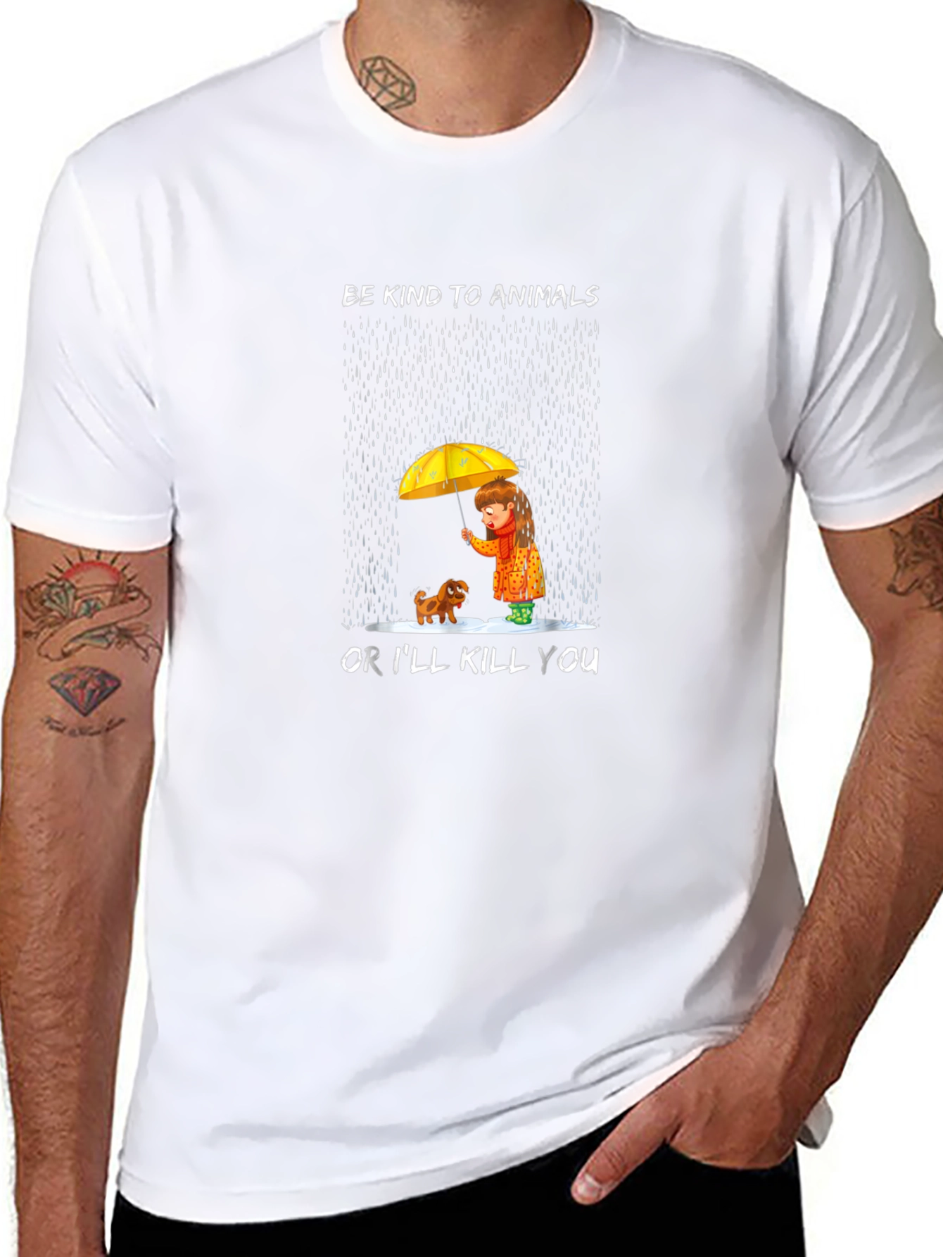 Be Kind to Animals Graphic T-Shirt