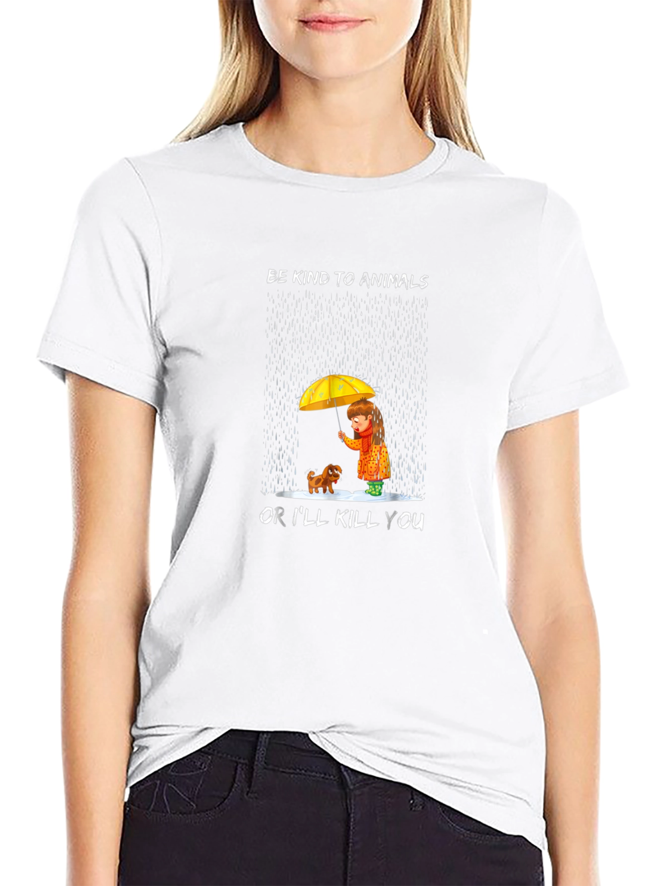 Be Kind to Animals Graphic T-Shirt