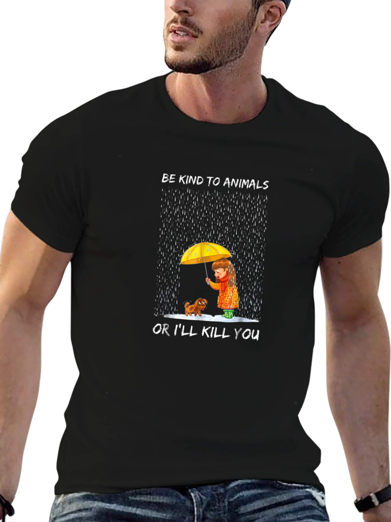 Be Kind to Animals Graphic T-Shirt