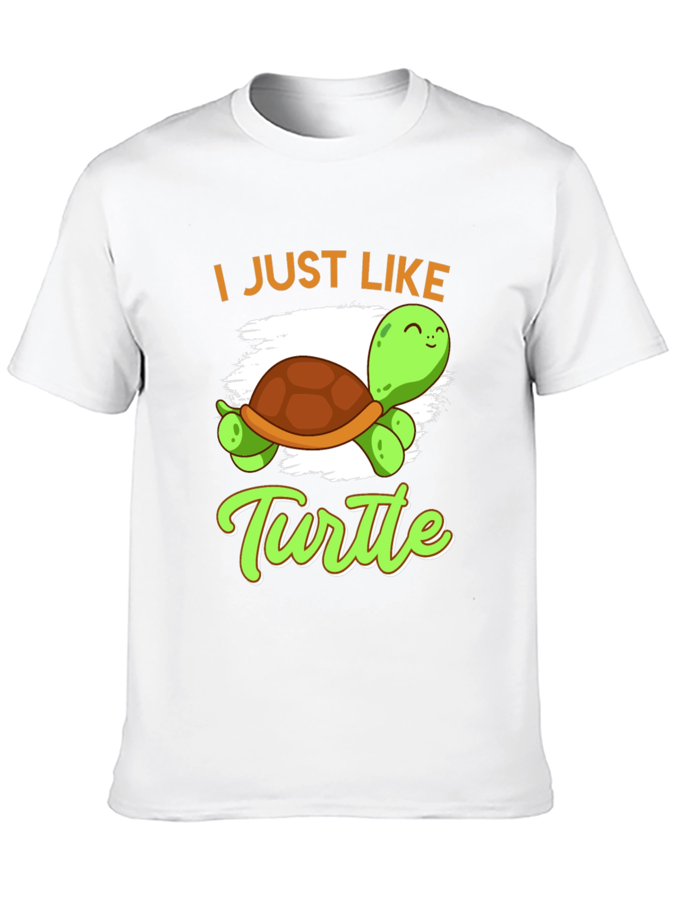 I Just Like Turtle Graphic T-Shirt