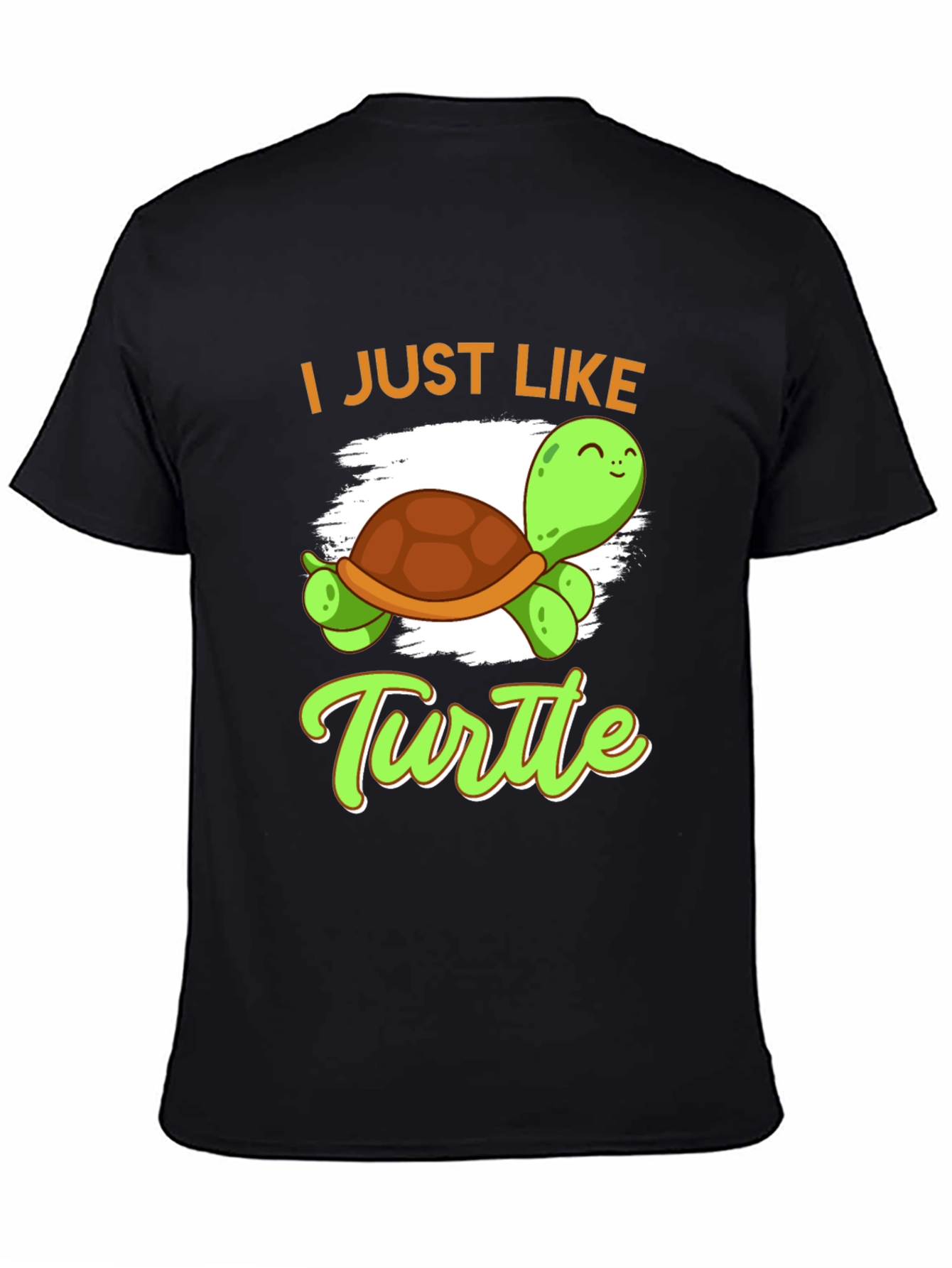I Just Like Turtle Graphic T-Shirt