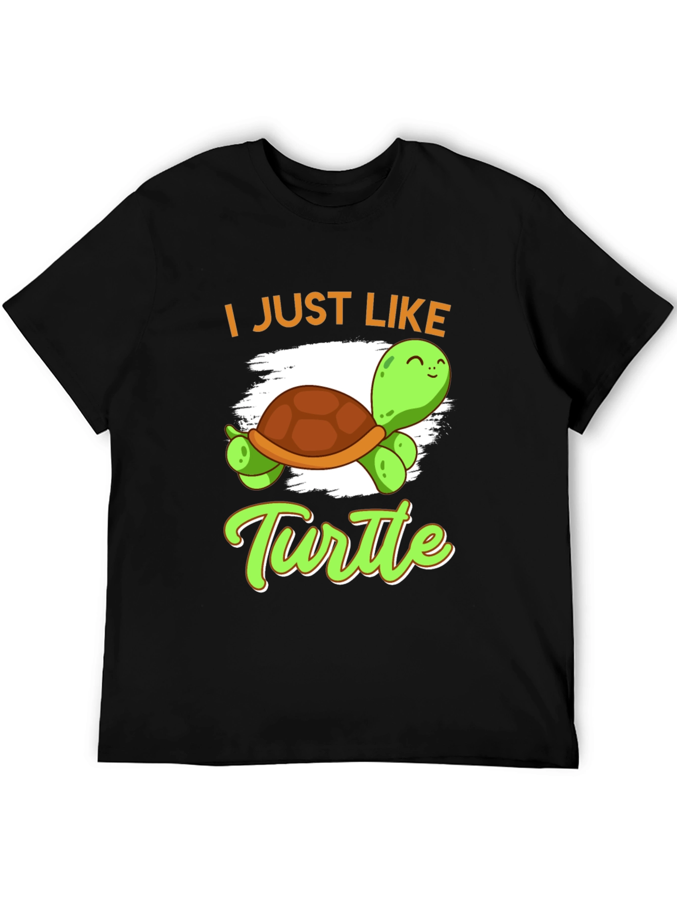 I Just Like Turtle Graphic T-Shirt