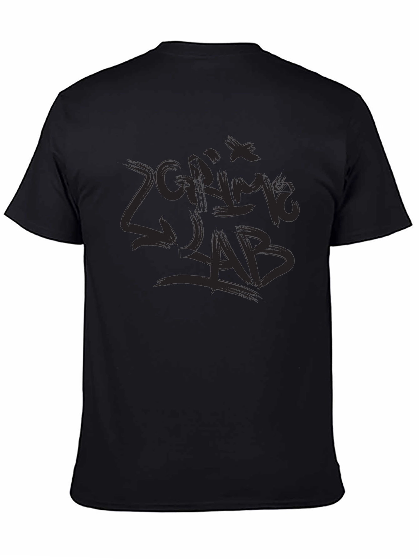 Graphic Black T-Shirt - ZGRIME LAB