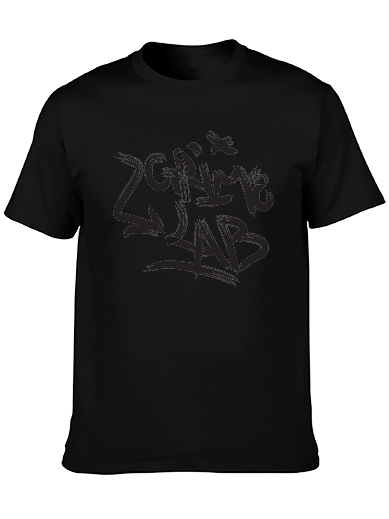 Graphic Black T-Shirt - ZGRIME LAB