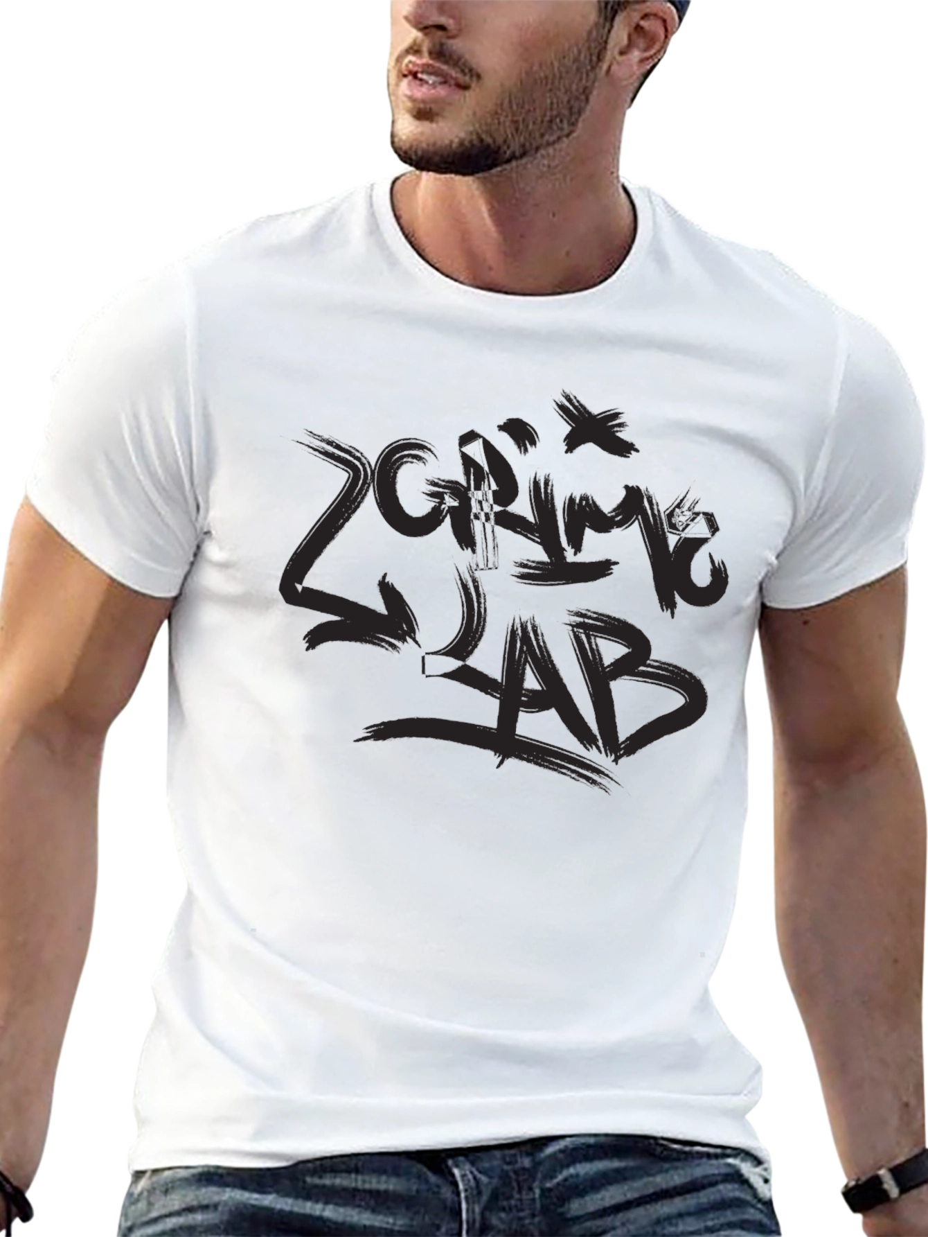 Graphic Black T-Shirt - ZGRIME LAB