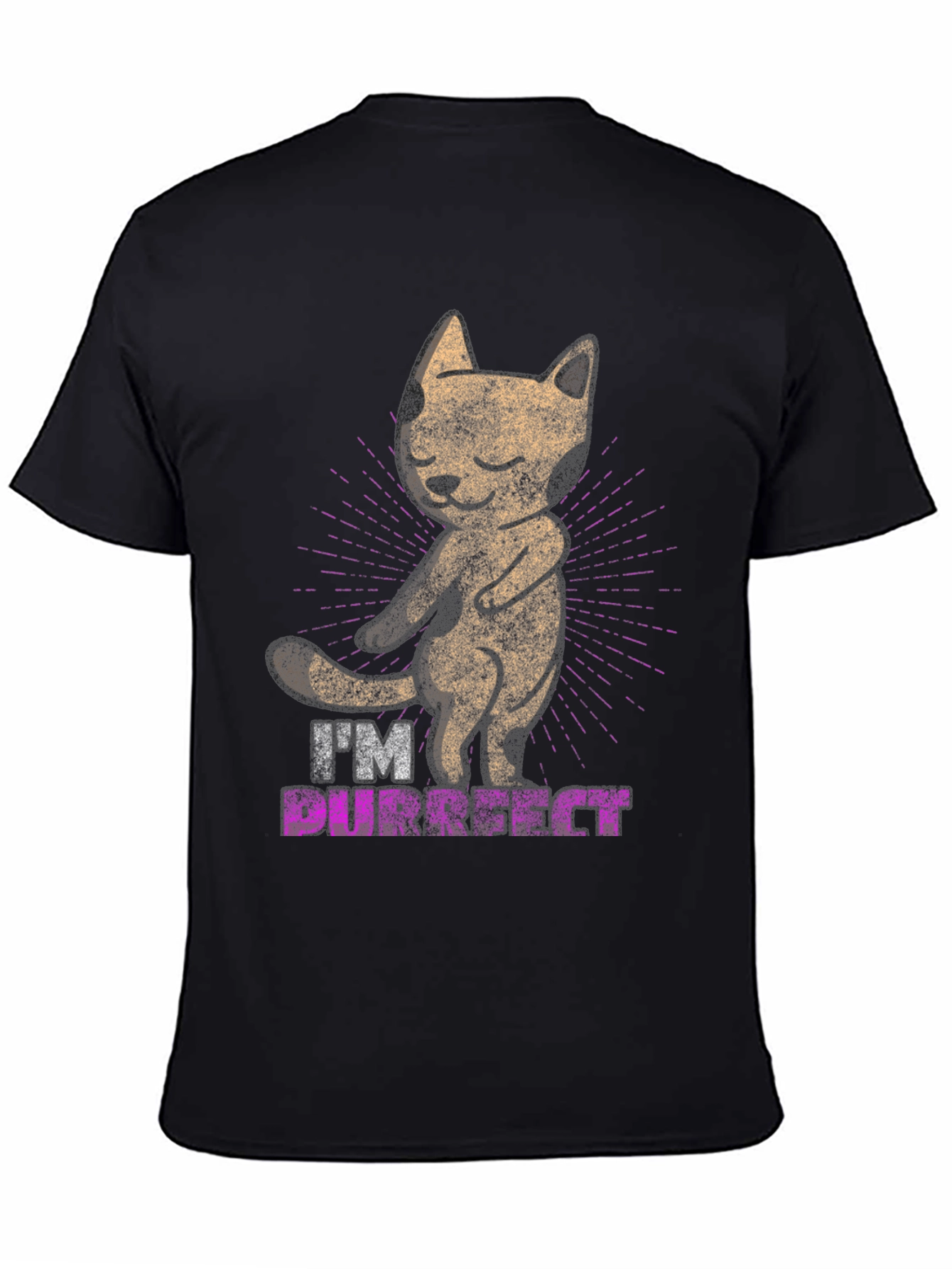 Purrfect Cat T-Shirt - Cute Kitten Design