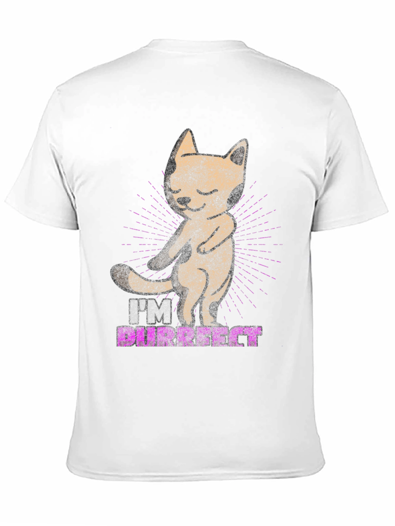Purrfect Cat T-Shirt - Cute Kitten Design