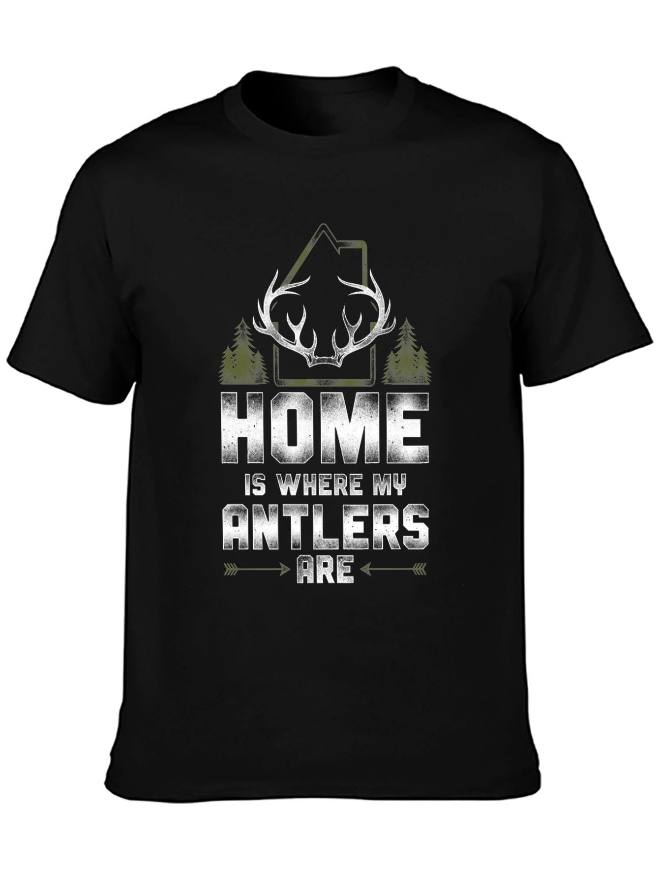 Home is Where My Antlers Are Tee