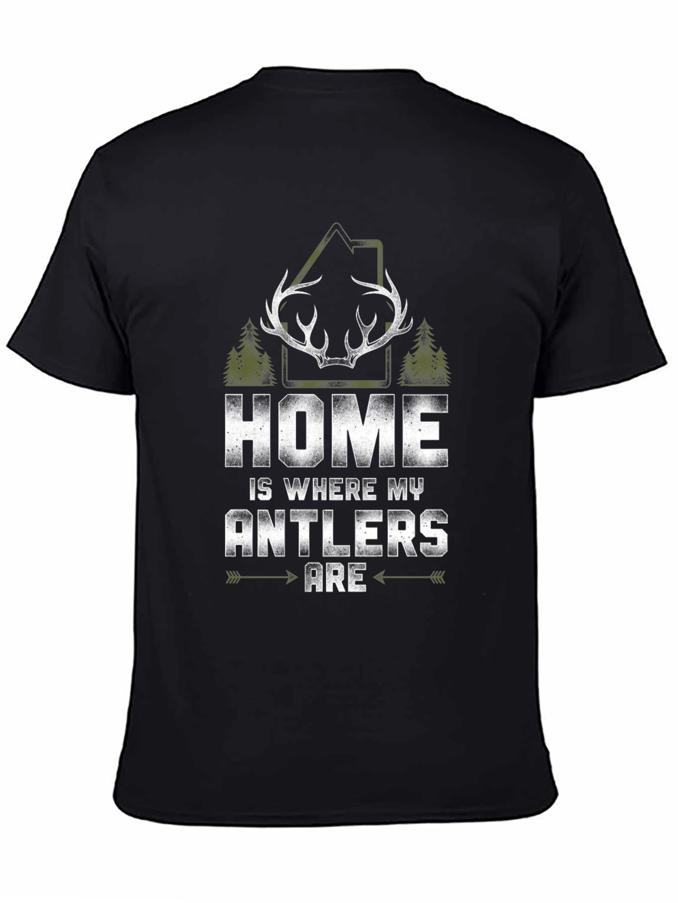 Home is Where My Antlers Are Tee