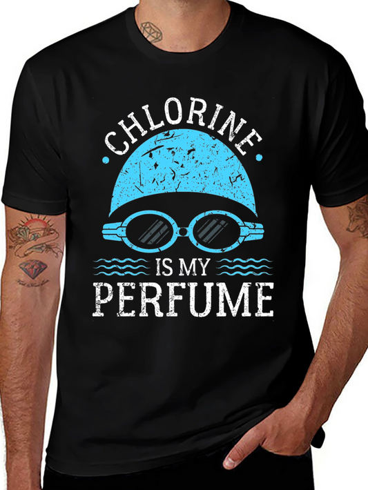 Chlorine is My Perfume T-Shirt - Swim Lover Tee