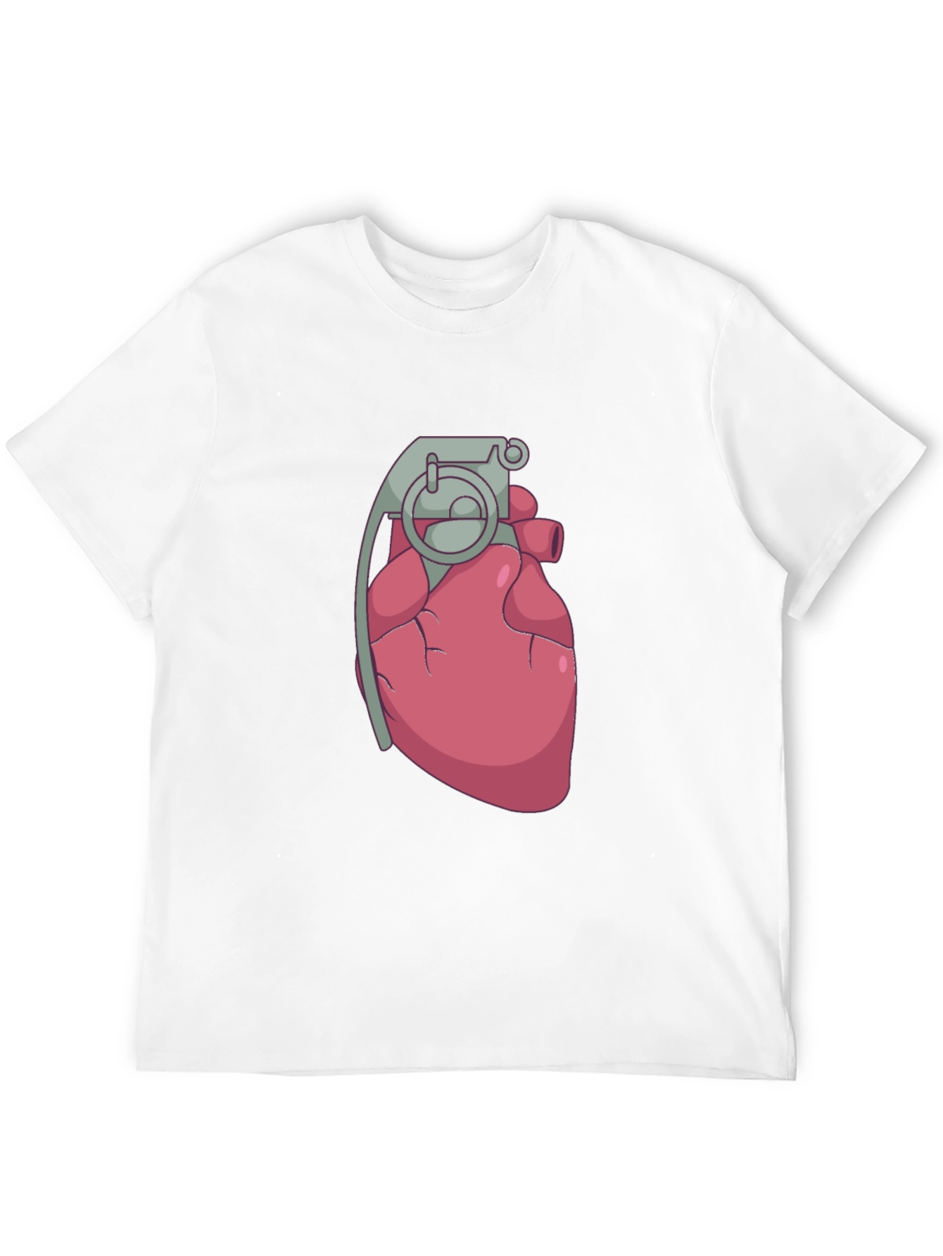 Heart Grenade Black T-Shirt