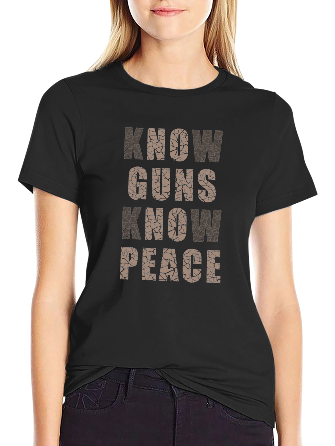 Know Guns Know Peace Graphic T-Shirt