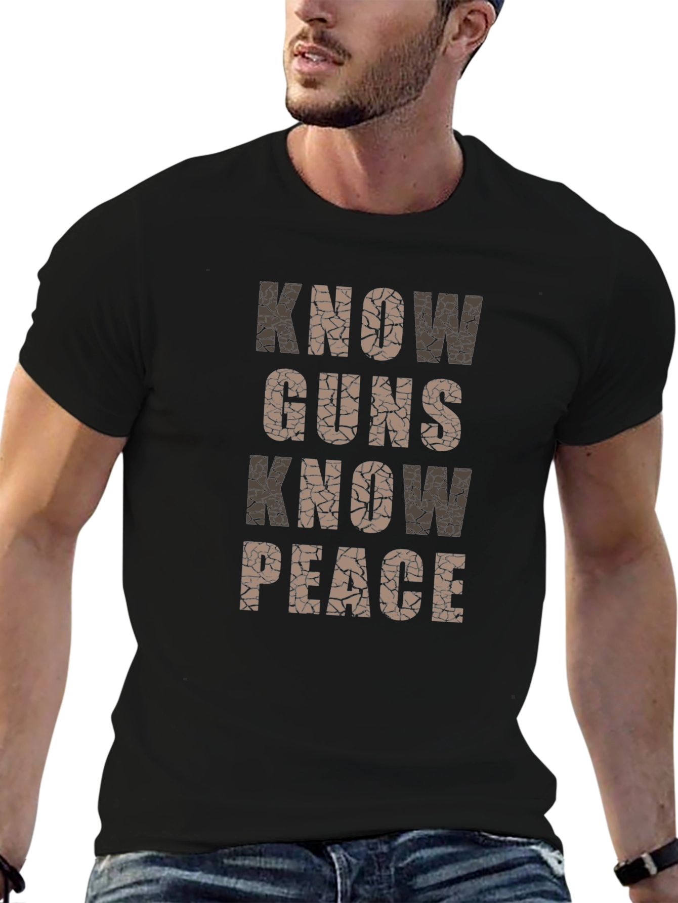 Know Guns Know Peace Graphic T-Shirt